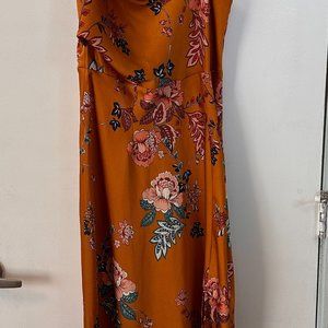 Petal and Pup ALEJANDRA COWL NECK MIDI DRESS Size 6